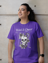 Load image into Gallery viewer, Weird &amp; Queer Skull T&#39;Shirt
