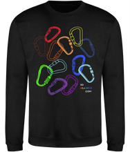 Load image into Gallery viewer, Carabiner Rainbow Cosy Sweatshirt
