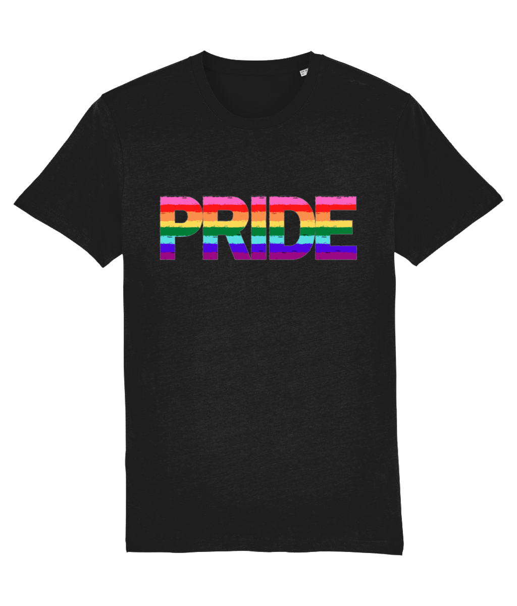 Gay Pride LGBTQ+ Flag Organic Cotton T'Shirt