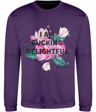 Load image into Gallery viewer, I am fucking delightful Sweatshirt
