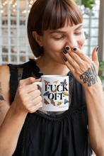 Load image into Gallery viewer, Fuck Off Butterfly Mug
