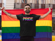 Load image into Gallery viewer, Gay Pride LGBTQ+ Flag Organic Cotton T&#39;Shirt
